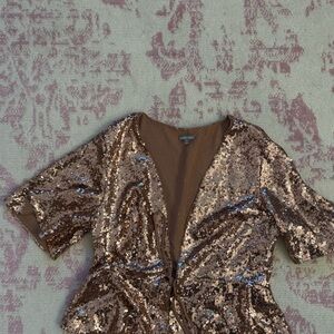 Charlotte Russe Chocolate Brown Blouse